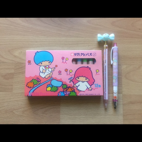 Sanrio Other - Little Twin Stars Crayons & Mechanical Pencils Lot Sanrio Other - Little Twin Stars Crayons & Mechanical Pencils Lot